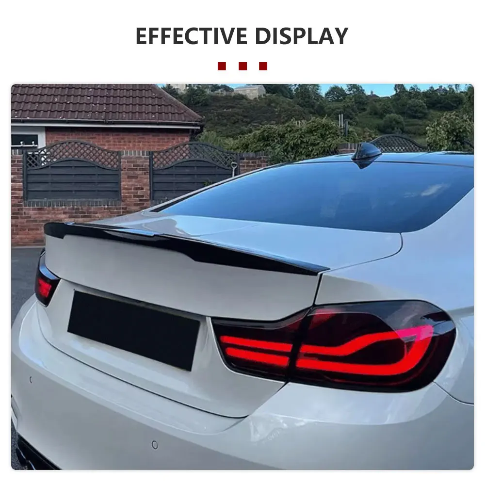 

Carbon Fiber Car Rear Trunk Spoiler Wings for BMW 4 Series F82 M4 Coupe 2014-2019 Forged Carbon Rear Spoiler Boot Lid Wing Lip