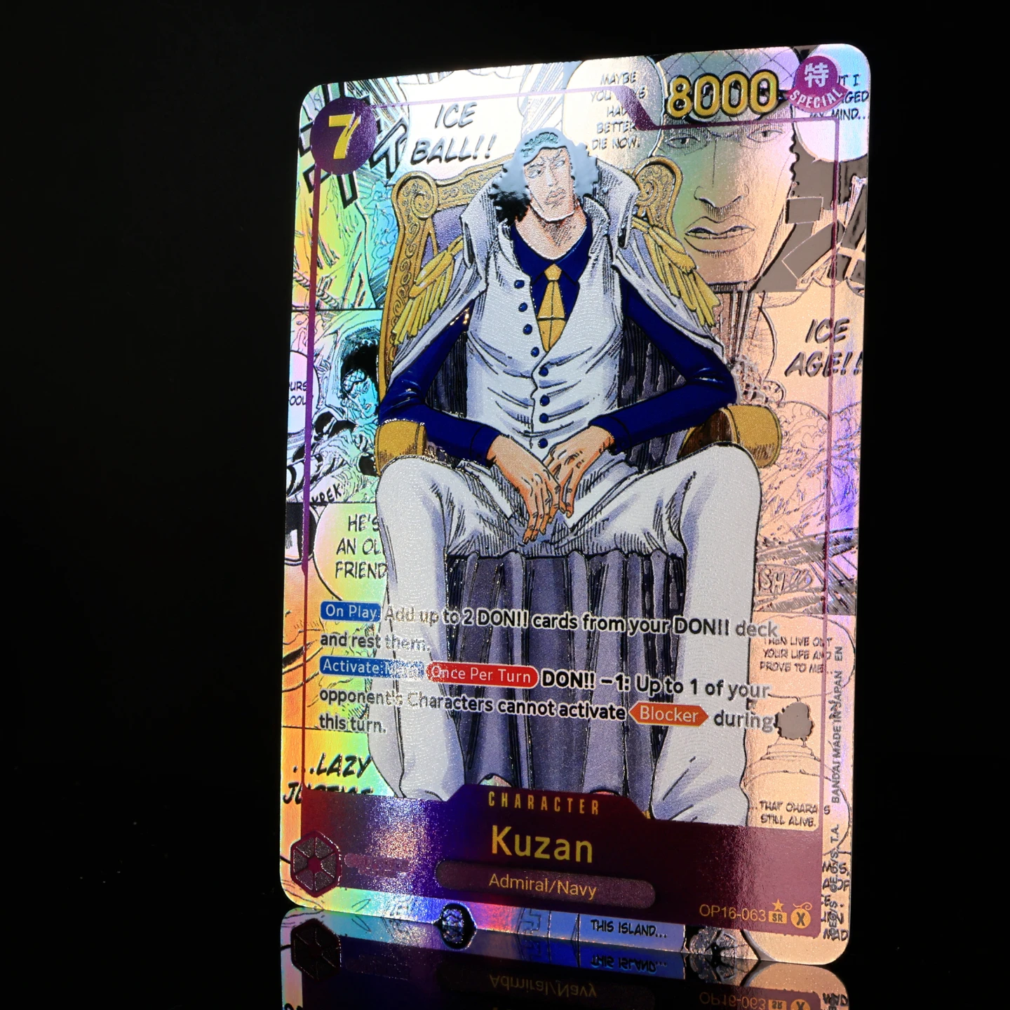 One Piece TCG OPCG English OP16 Manga Set Borsalino Kuzan Sakazuki OP16-063 065 073 Textured Foil Card Anime Collectible Cards view 4