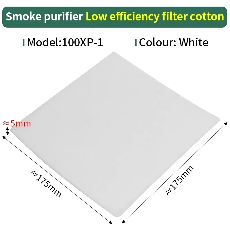 LUXIANZI Activated Carbon Filter Sponge For Smoking Instrument Smoke Absorber LED Display Solder Fume Extractor Accessories