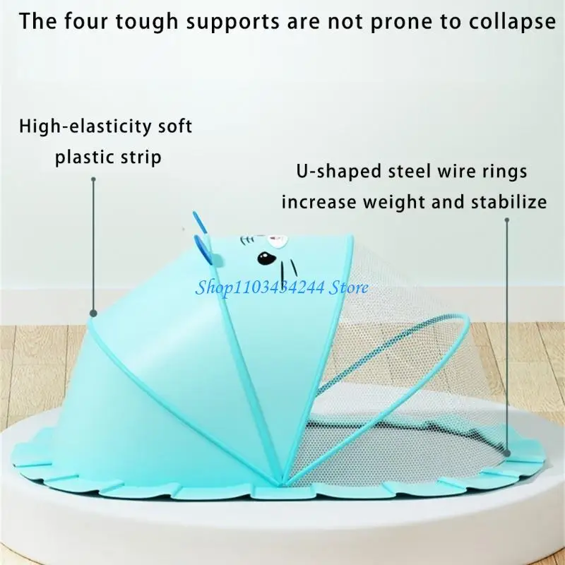 Dosel para dormir infantil dibujos animados, tela malla transpirable, mosquitera, característica bloqueo solar, diseño