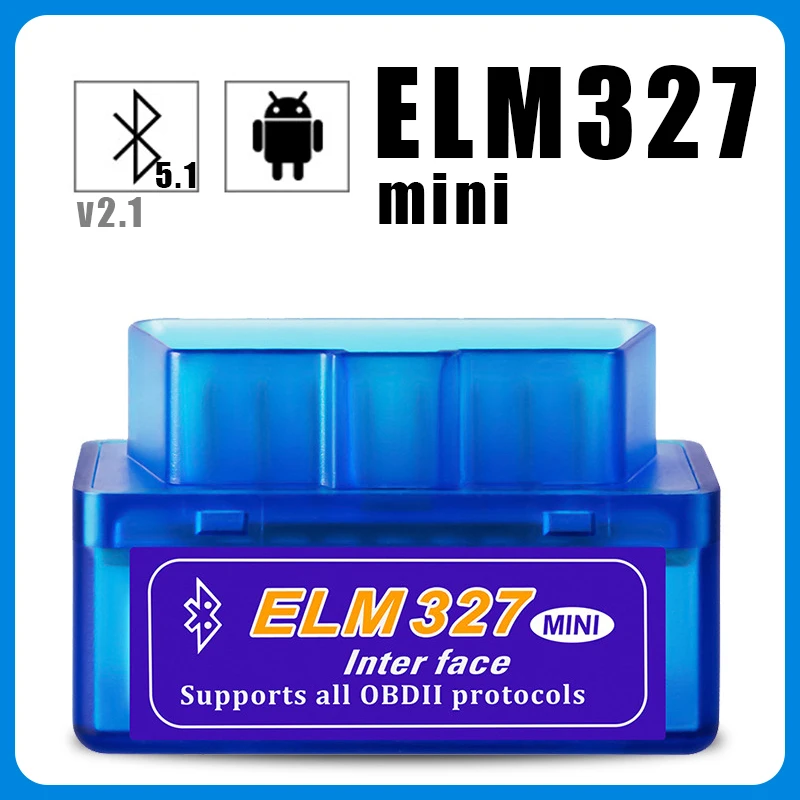 Mini Eml327 For Android V1.5 Bluetooth V2.1 OBD 2 Car Diagnostic-Tool Scanner Code Support Smart Scan Tool ODB2 Scanner Tool