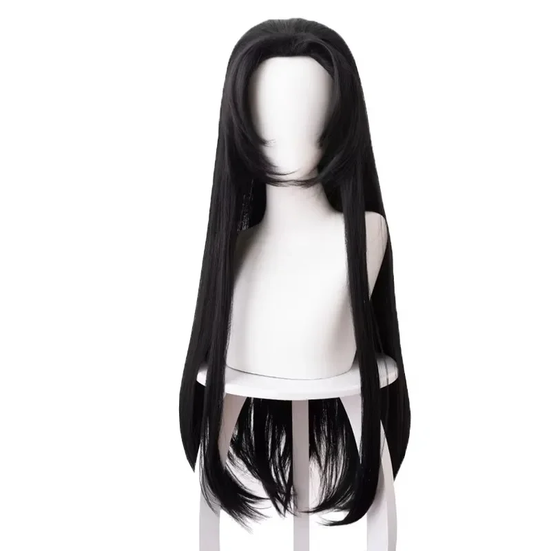 Anime Kochou Kanae Wig Kimetsu no Yaiba Cosplay Synthetic Black Long Heat Resistant Synthetic Hair Wigs Halloween view 4