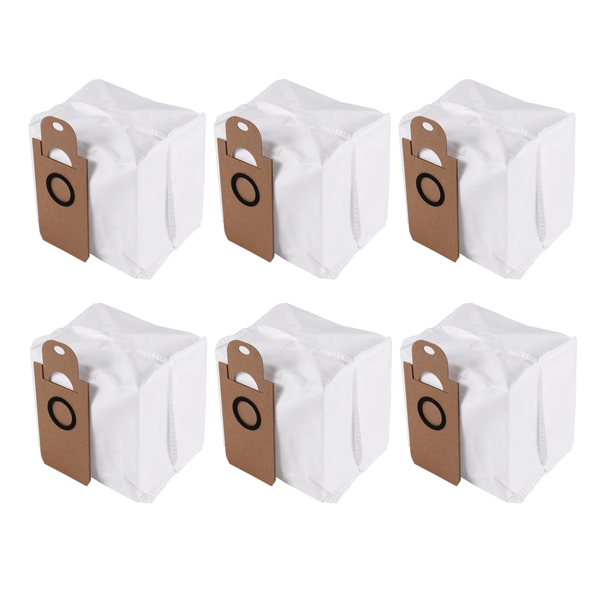 6 Pack Replacement Dust Bags for Amarey A90+ Self-Emptying Robot Vacuum