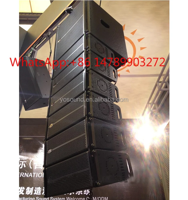 LA-1 Dual6 Inch Mini Passive Line Array Box For Professional Outdoor Stage PA System