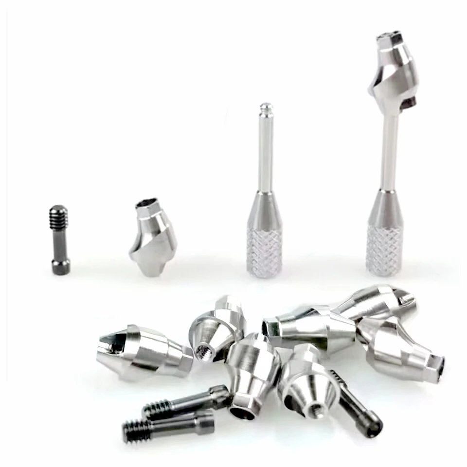 17º 30º angled multi unit abutment titanium angular abutment compatible with Hiossen Osstem TS