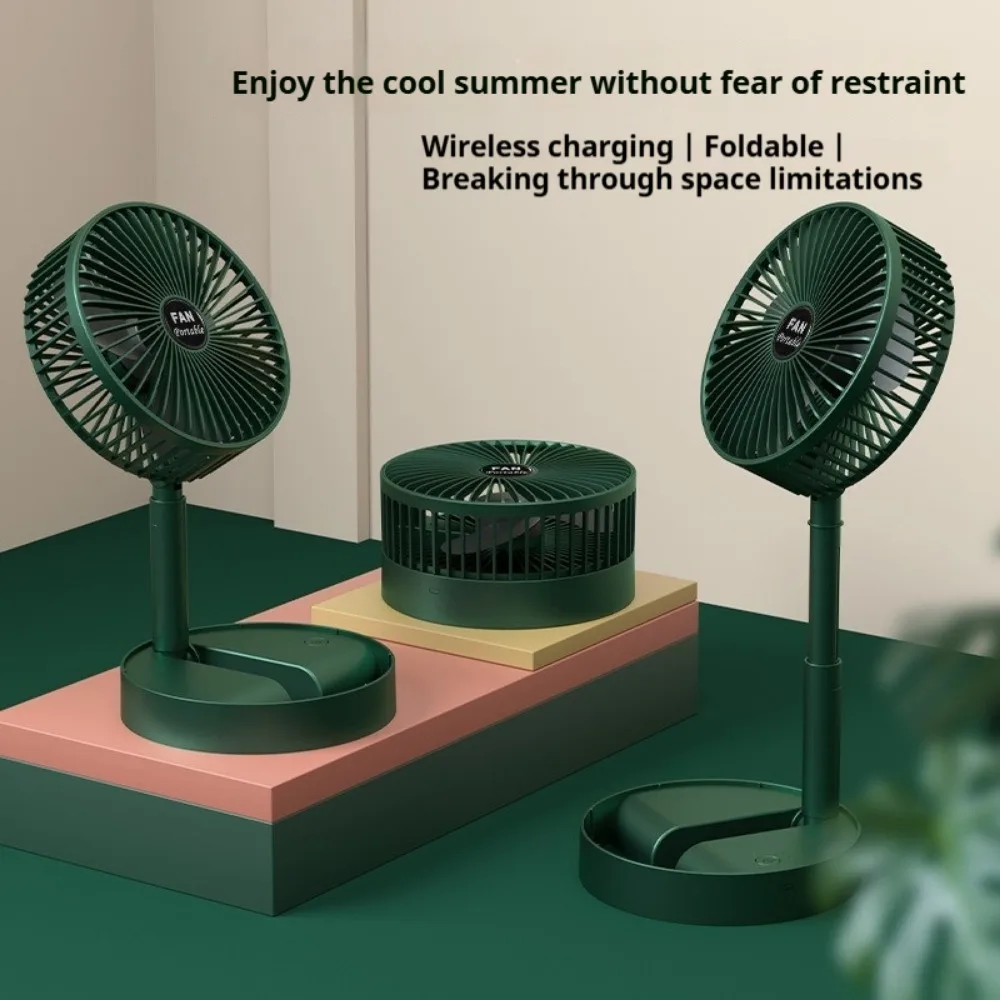 Portable USB Desk Fan Foldable Mini Silent Adjustable Small Fan for Students Desktop and Handheld Use Perfect for Home Office