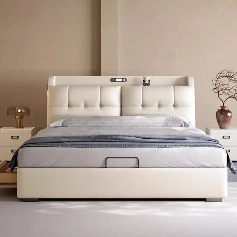 Esthétique moderne lit concepteur crème vent mariage dormir lit Unique mode princesse Art Muebles salon Suite meubles