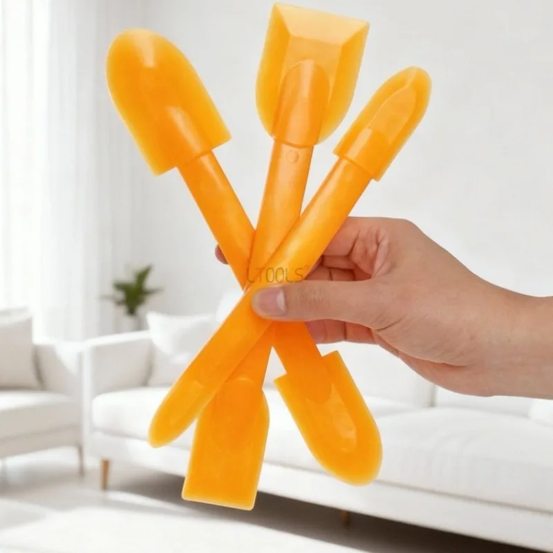 

Multifunctional Double-ended Rubber Scraper Integrated Scraper Glass Exterior Wall Grouting Scraping Glue TPE Bendable Hand Tool