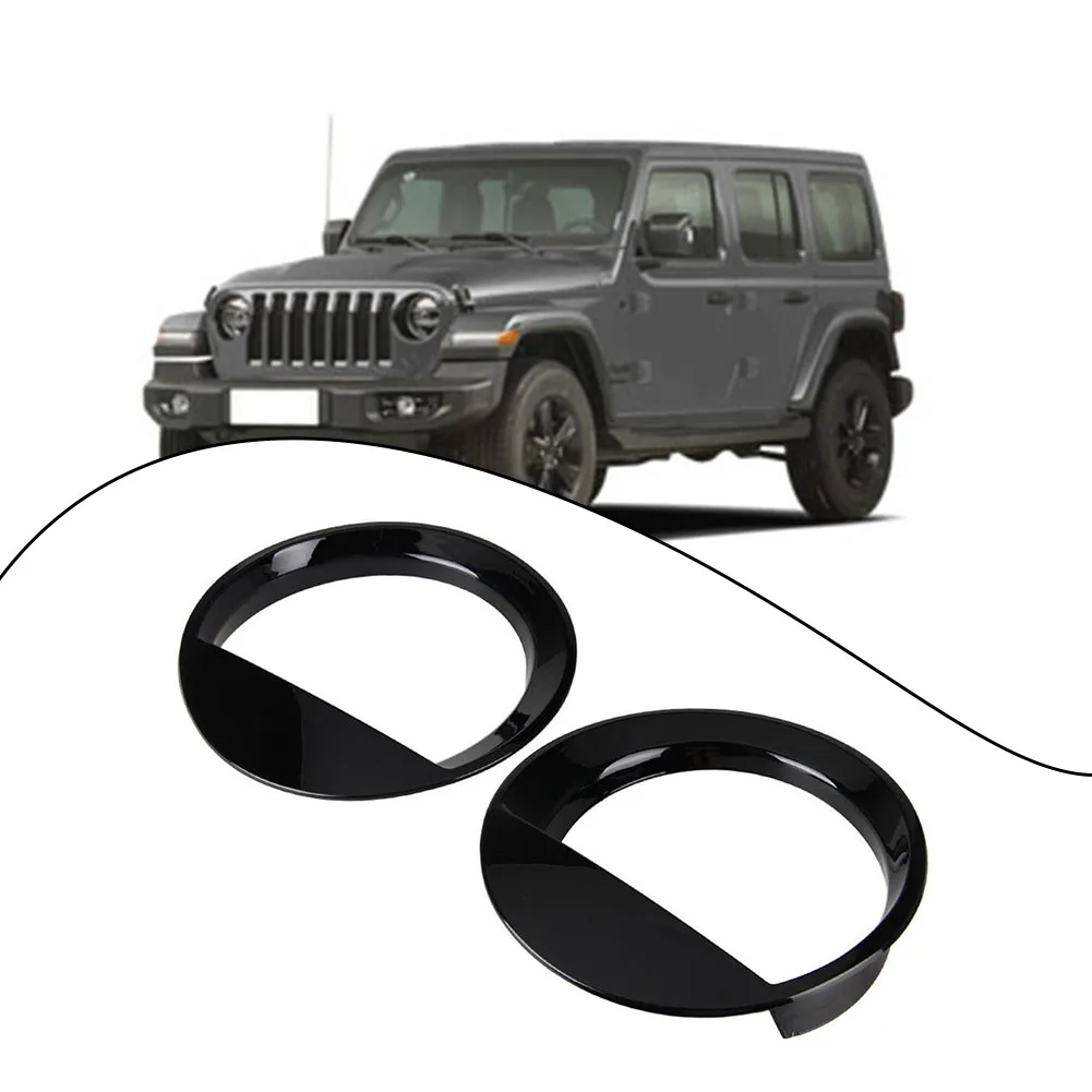 

New Practical Car Accessories Headlight Lamp Cover Headlight Cover Carbon Fiber Decor-Black For Angry 2011-2017