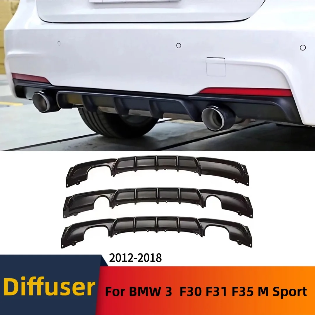 

Rear Bumper Lip Diffuser Air Dam Tuning Accessories Body Kit For BMW 3 Series F30 F31 F35 3 Series 320i 335i M Sport 2012-2018