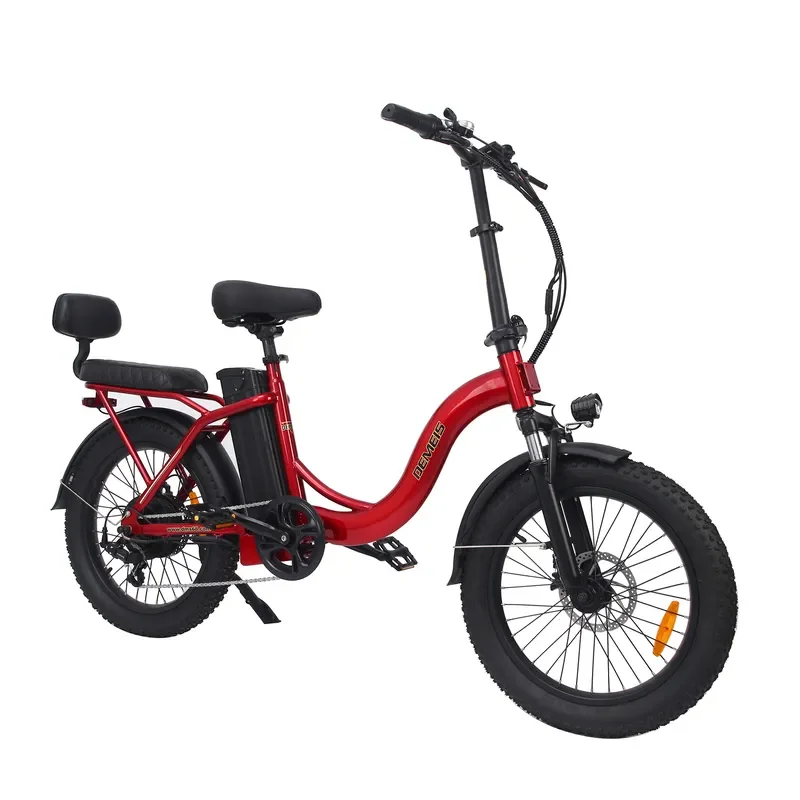 20 Inch Small Electric Bicycle Two Seat Foldable Scooter for Daily Travel