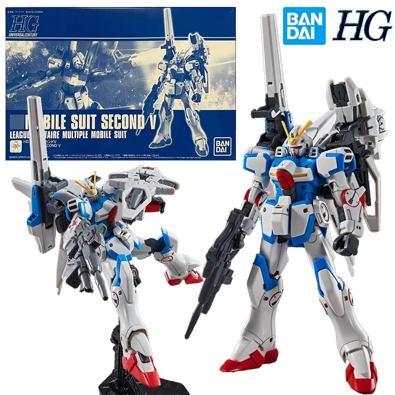 

Bandai Namco PB HG 1/144 Second V 14Cm Gundam Anime Original Action Figure Model Kit Assemble Toy Birthday Gift Collection