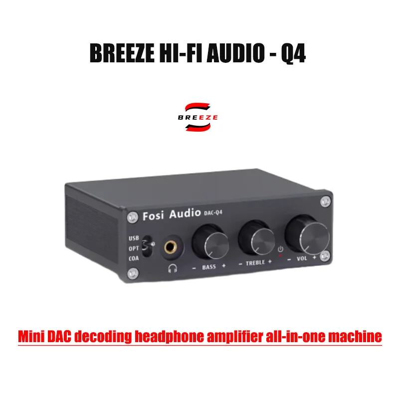 

BREEZE 2025 launches Q4 multifunctional DAC audio decoder HIFI fever decoding headphone amplifier all-in-one machine