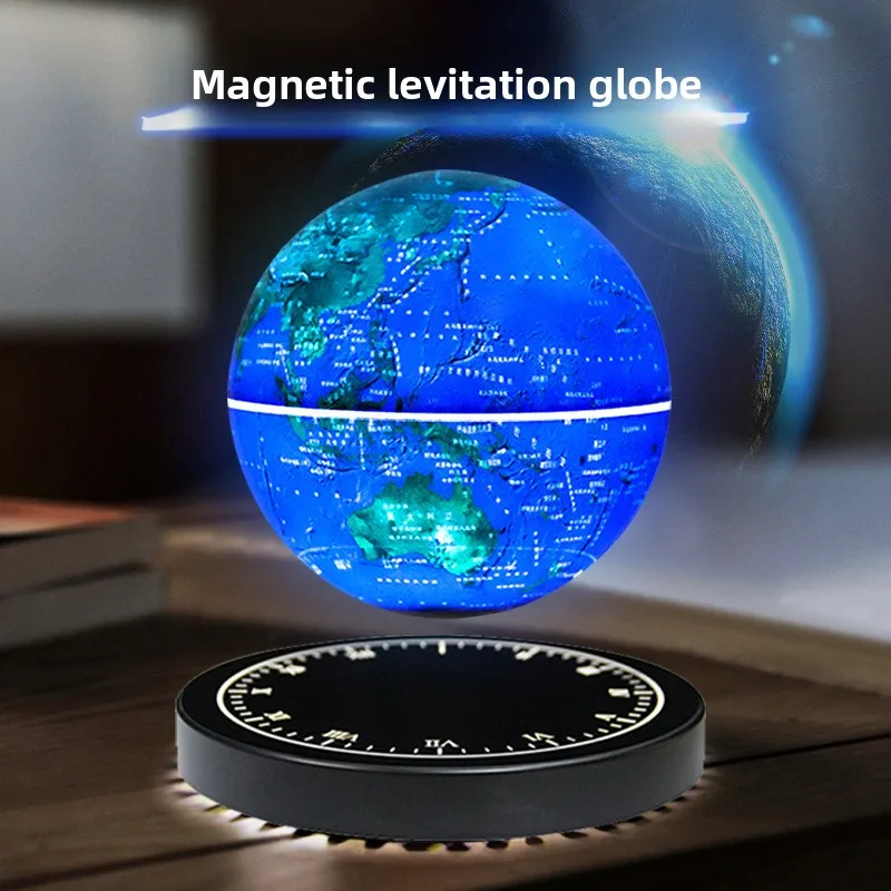 Floating Globe Magnetic Levitating Globe with LED Light Globe World Map for Home Office Decor Cool Tech Gift for Kids Teacher
