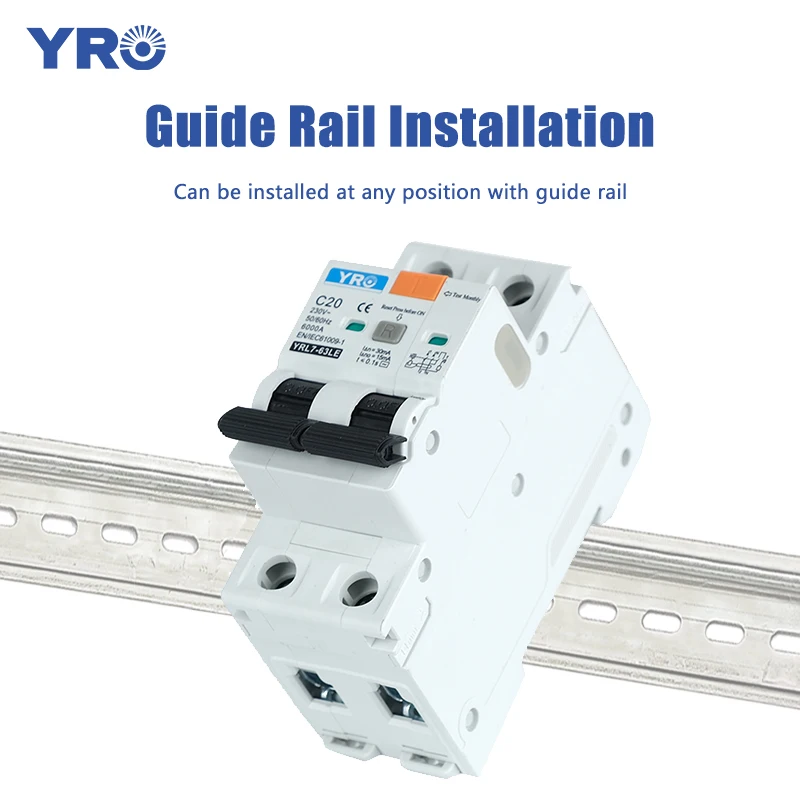 RCBO 1P+N 3P+N 6KA AC type Residual Current Circuit Breaker Operator with over current Leakage protection 230V 50/60Hz