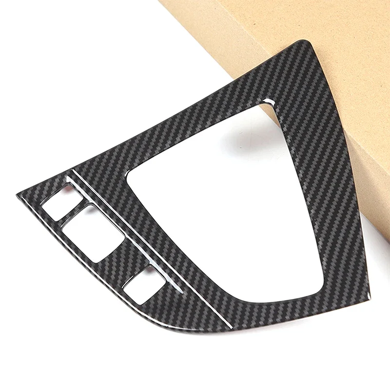 For BMW 1 Series 2 Series F20 F21 F22 F23 2012-2019 ABS Carbon Fiber Car Gear Panel Frame Cover Sticker Car Interior Accessories