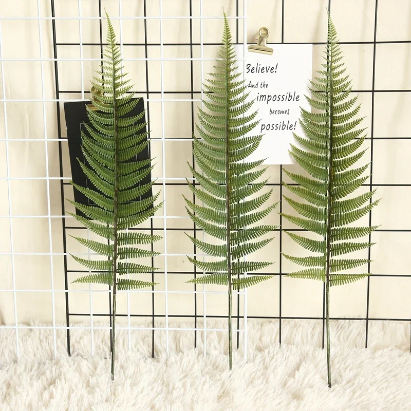 1/3pcs Simulation fern leaf Artificial flower Home decor Grass Green Plant Persian leaves for DIY Wedding Christmas Decoration