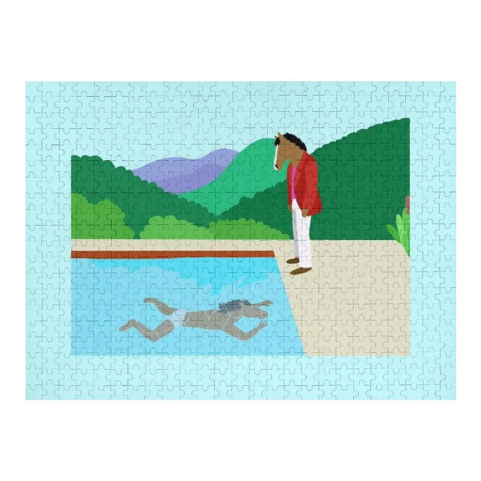 

Минимальный пазл «Всадник» с персонализированным фотографией и фото-пазлом с рождественскими подарками