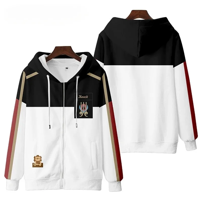 

Сиси 2233Аниме игра Genshin Impact Kaveh Косплей Костюм 3D принт на молнии женская/мужская толстовка с капюшоном Y2K уличная куртка на молнии