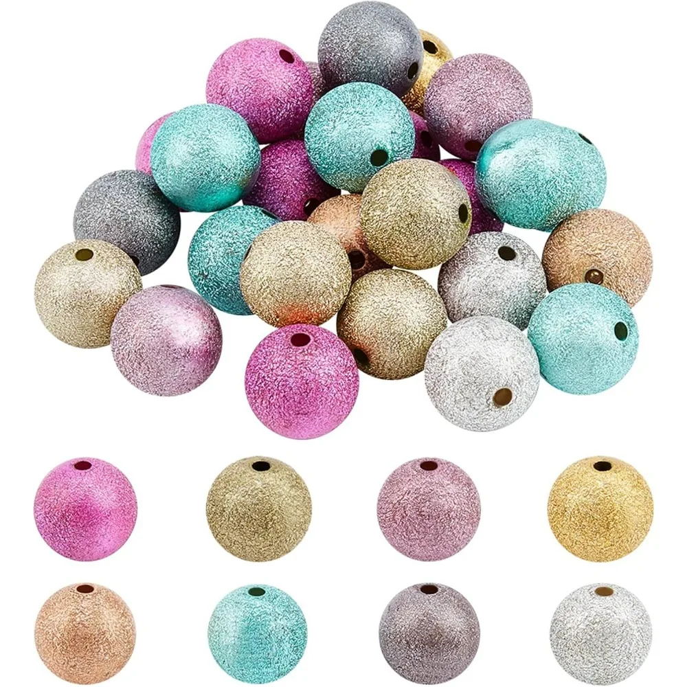 20mm Pen Beads Large Beads Focal Beads for Pen Acrylic Bead Sparkle Bubblegum Bead Gumball Loose Bead for Ballpoint Pen