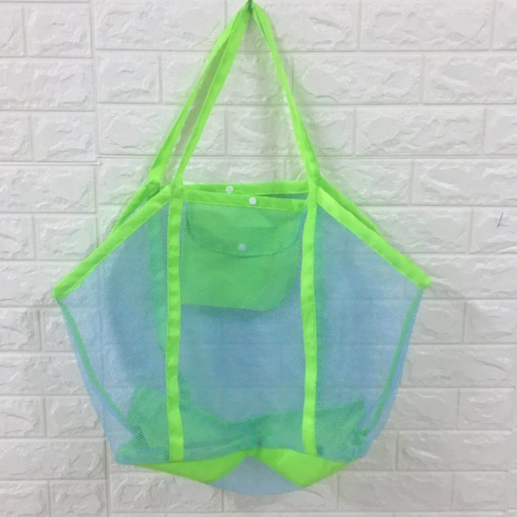 

Children Sand Away Protable Mesh Bag Kids Beach Toys Clothes Towel Bag Baby Toy Storage Sundries Bags Women Cosmetic Makeup Bags