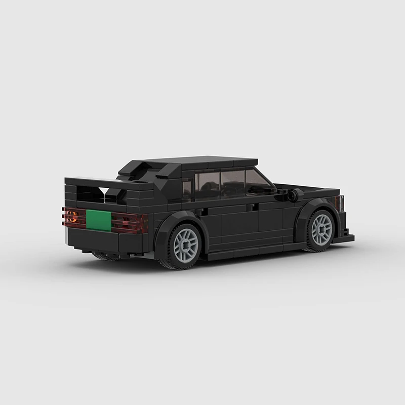 Kit de montagem de carro de corrida MOC, modelo de rali de carro DIY para crianças e adultos, coleção de carros modelo, Halloween, presente de Natal