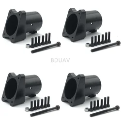 4PCS  Multi-rotor UAV Landing Gear Carbon Fiber Tube Fixing Seat Aluminum Alloy Pipe Clamp Accessories 20mm 25mm  30mm