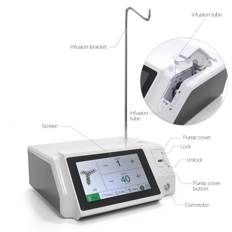 Dental Ultrasonic Piezo Bone Surgery Unit HS-1 with LED Bone Knife Handpiece for Dental Implant Surgical Motor Oral Therapy