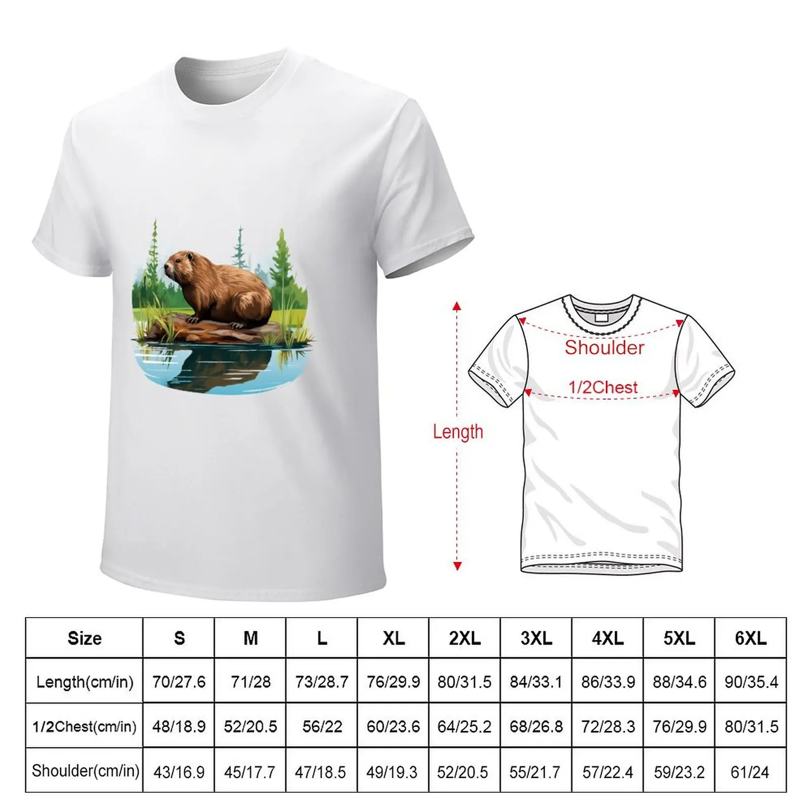 Beaver Pictures T-shirt customs design your own oversized mens t shirts pack