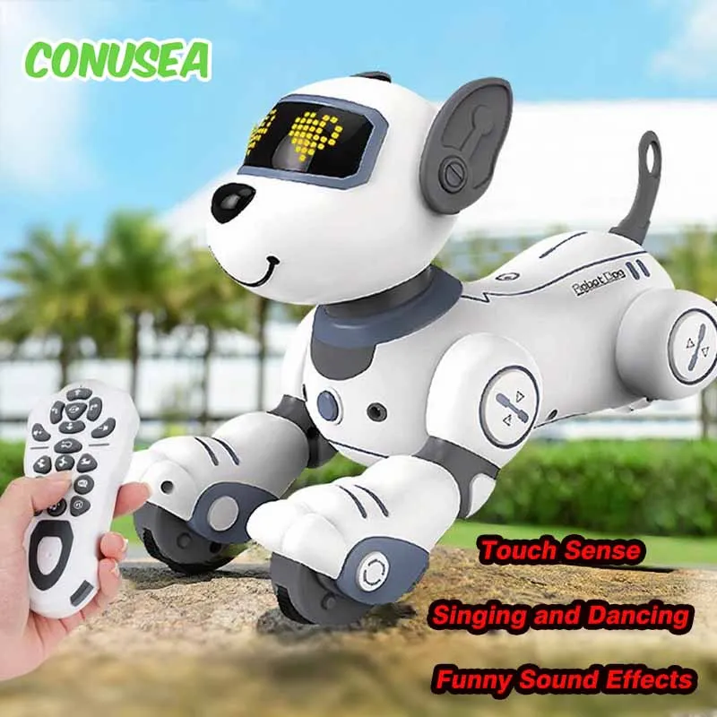 

Dog Smart Robot, Funny Electronic Robotics, Remote Control, Smart Robots for Kids, Kids, Creative Birthday Gift Fast delivery