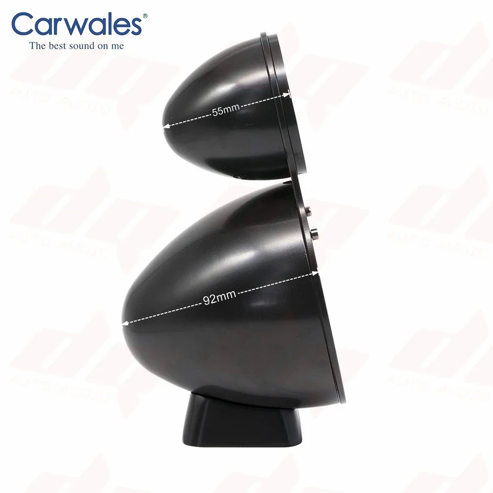 Car Modification 3 Way 3.5-inch Mid-range Tweeter Combination Speaker Speaker Box Speaker Bracket Tweeter Three-way Frequency