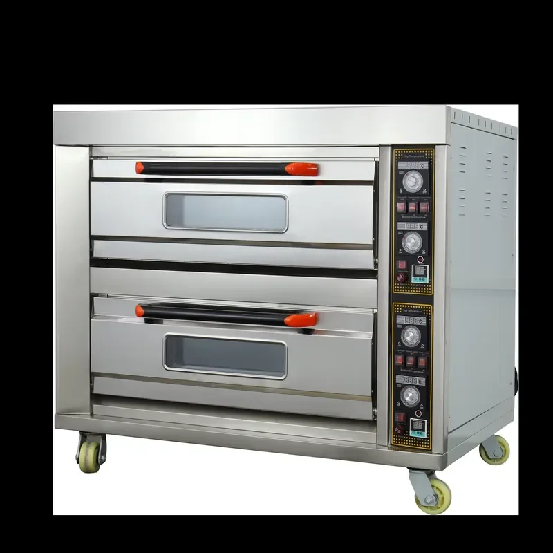 Commercial 2-Deck Electric Oven with 6 Trays with Shelf for Bakery Pizza & Cake Baking Quality Used Industrial Oven