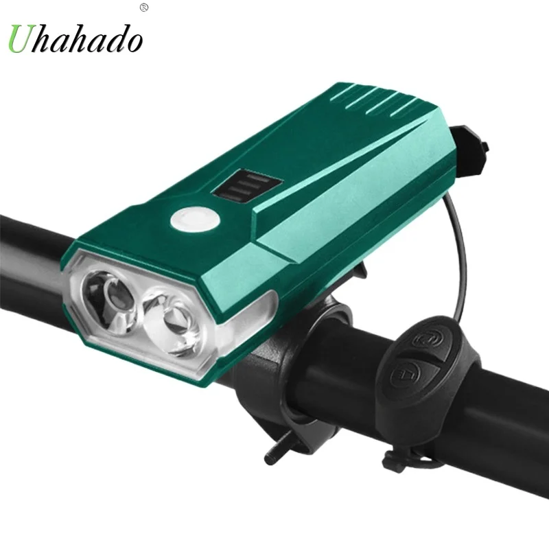 

Mountain Bike Light Night Riding Bright 600 Lumens USB Charging Outdoor Waterproof Horn Bicycle Light Headlight