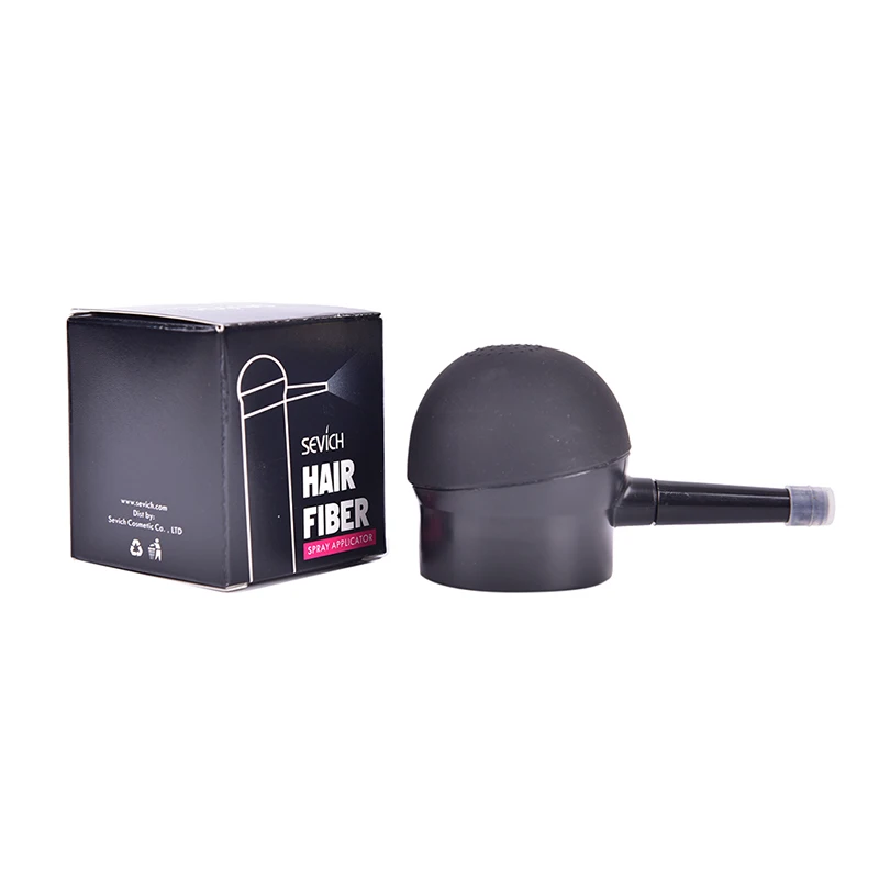 Düsen-Sprühapplikator-Pumpwerkzeug und Sevich Einfach Anwendbare Haaraufbaufaser-Puder Neue Verpackung für T-27,5g Flasche 12g 25g