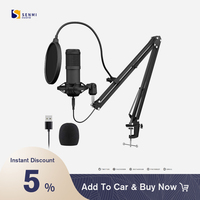 Senmi BM700 Condenser Microphone With Stand USB Microphone For Recording/Podcasting/Gaming Professional Studio Mic