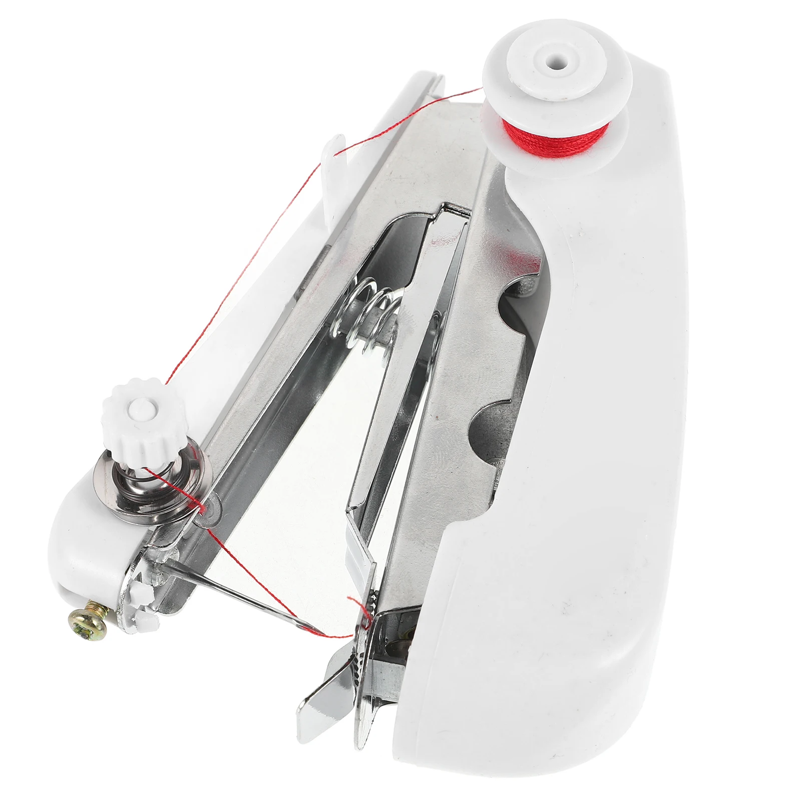 

Portable Mini Sewing Machine Handheld Design for Silk Fabric Fast Mending Home Travel Use Lightweight Easy Grip Compact Size