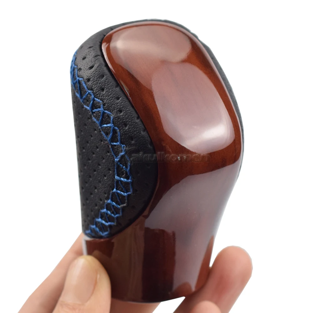 AT Leather Gear Shift Knob For Lexus ES350 GS300 GS350 GX460 NX300 IS250 IS350 RX350 RC300 RC350 POMO Arm Ball Shifter Stick Pen