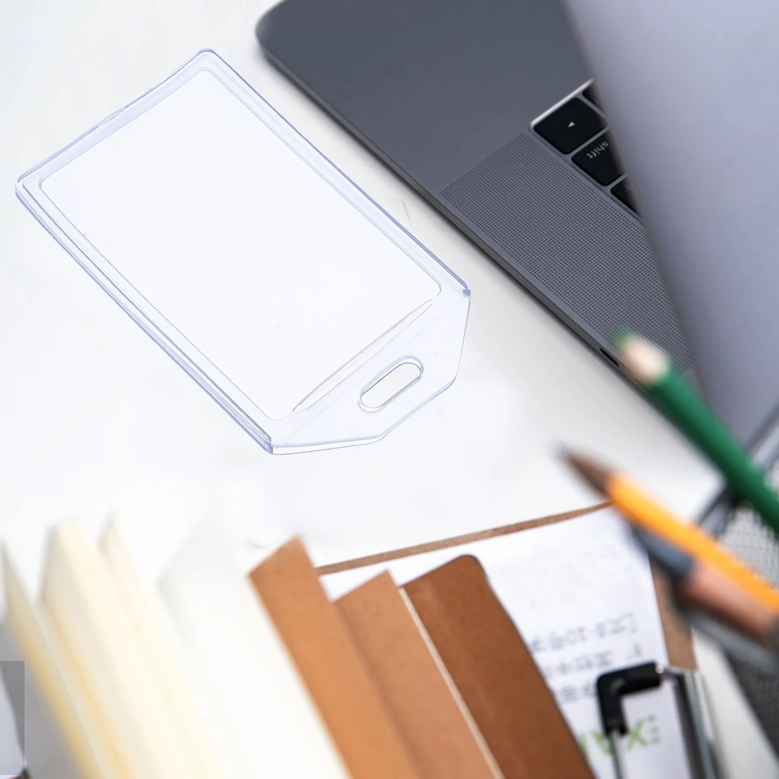 10 stuks waterdichte identiteitskaarthouder doorzichtig PVC badge hoes bagagelabels naamlabel reisbenodigdheden kofferidentificatietas