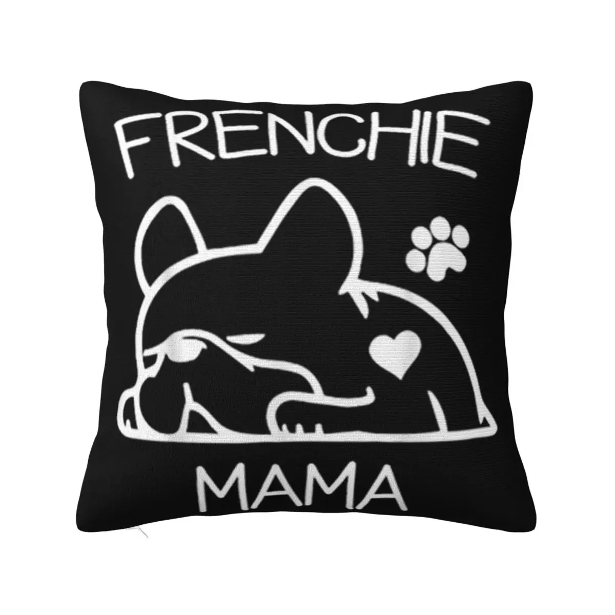 Pretty Frenchie Mama Bulldog Francés para mujer esposa precio barato familia última película nueva marca funda de almohada