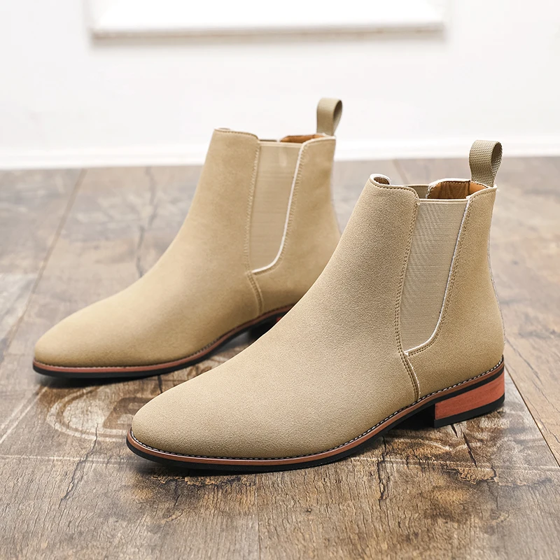 

Trendy Chelsea Boots for Men Women, One-Step Design Ideal for Commuting & Dates, Versatile Footwear for Stylish