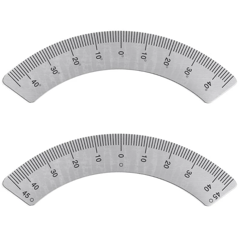 Compact Protractor with Clear Scale 45 Degree Scale Ruler Aluminum Alloy best sale