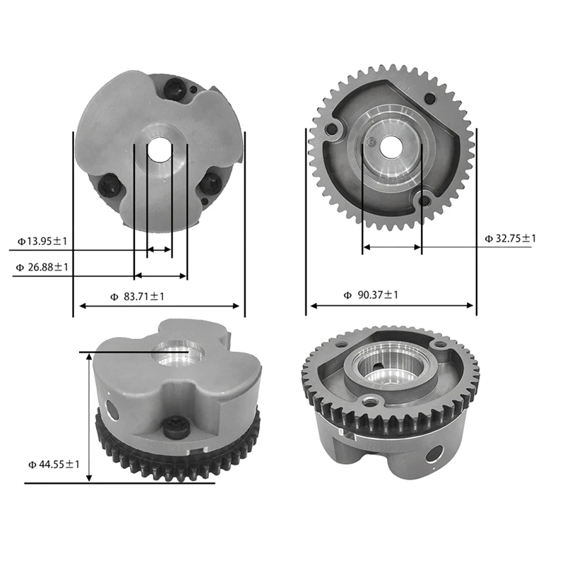 Roda dentada de sincronização automática da árvore de cames 12740-54GE1 para motor Suzuki SX4/Swift /Aerio/Liana Grand Vitara Jimny VVT 1274054 Acessórios GE1