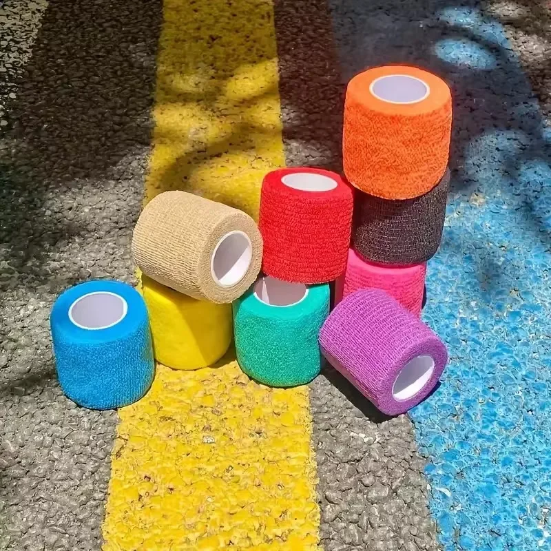 

CNKESS 6pcs Animal 5 cm X 4.5 M Self-Adhering Bandage Fixing Bandage Hand Tearing Waterproof Elastic Bandage Bandage for Pets
