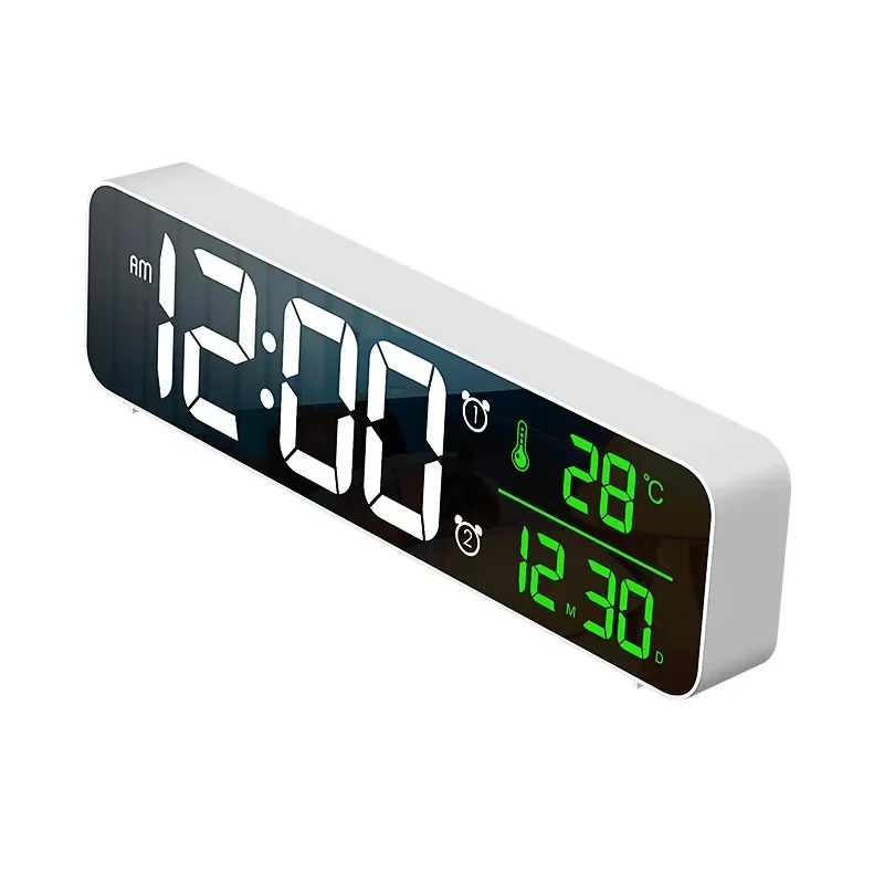 

Smart Desk Clock Large Light Emitting Diode Screen Digital