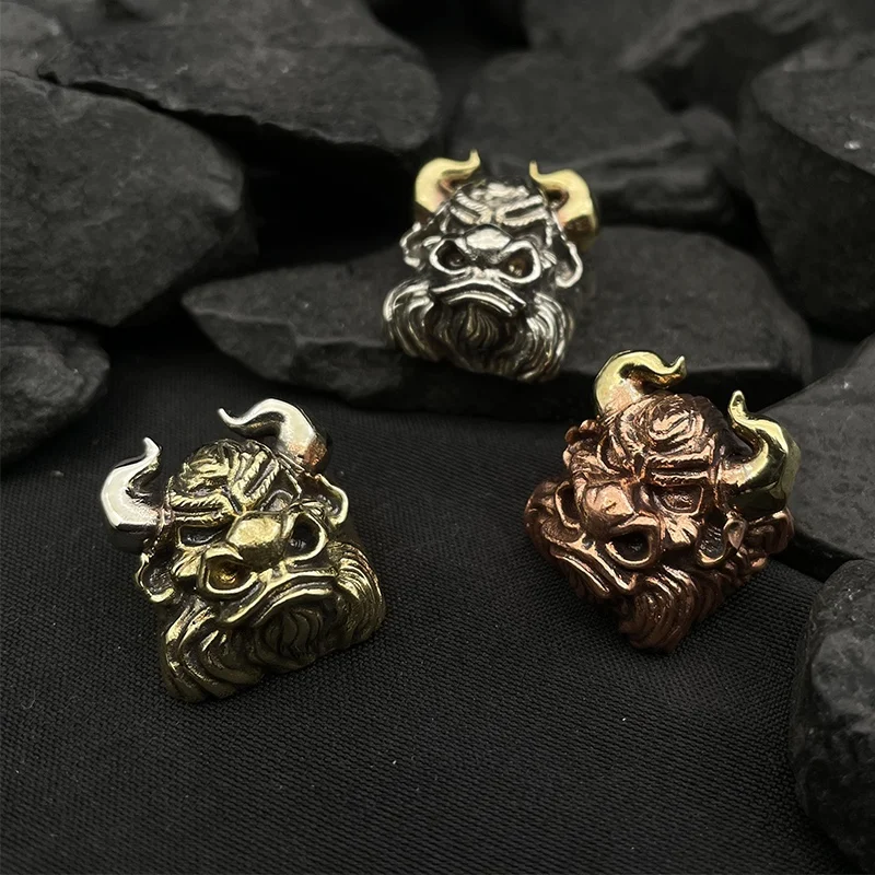 Black Myth Wukong Pure Copper Customized Jialan Bull Demon King Keycap Mechanical Keyboard Cross Shaft Personalized Metal Anime