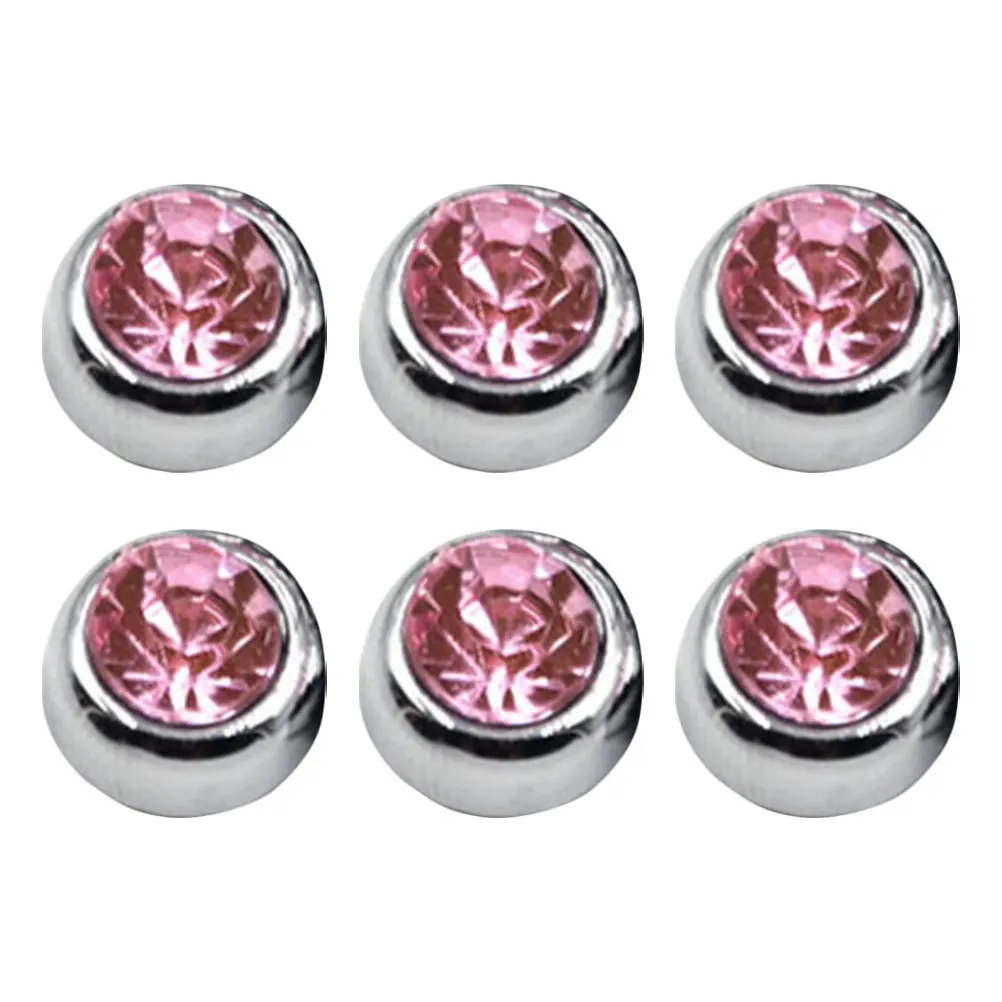 

6pcs Bling Car Air Vent Stickers Rhinestone Decorative Auto Interior Accessories Sparkling Vehicle Trim For Women Dashboard Door