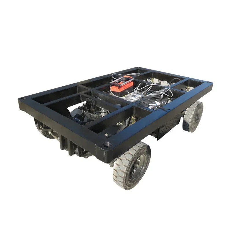 Electric multi-function driverless by-wire chassis wireless remote control