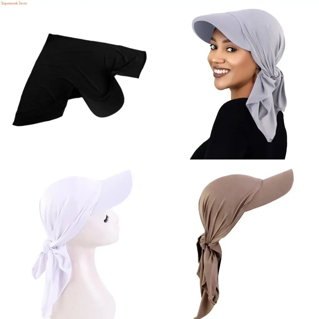 

Q5WE Comfortable Baseball Hat with Tie Turban Outdoor Sports Camping Baseball Caps Adult Adjust Head Size Cycling Hat