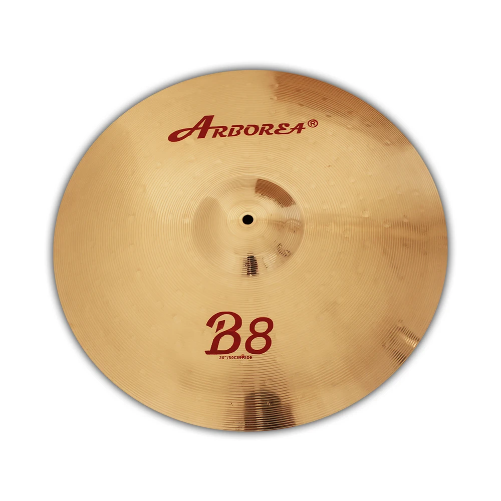 

Arborea Brass Alloy B8 Cymbal 20 inch Ride Cymbal for Jazz Drum Set