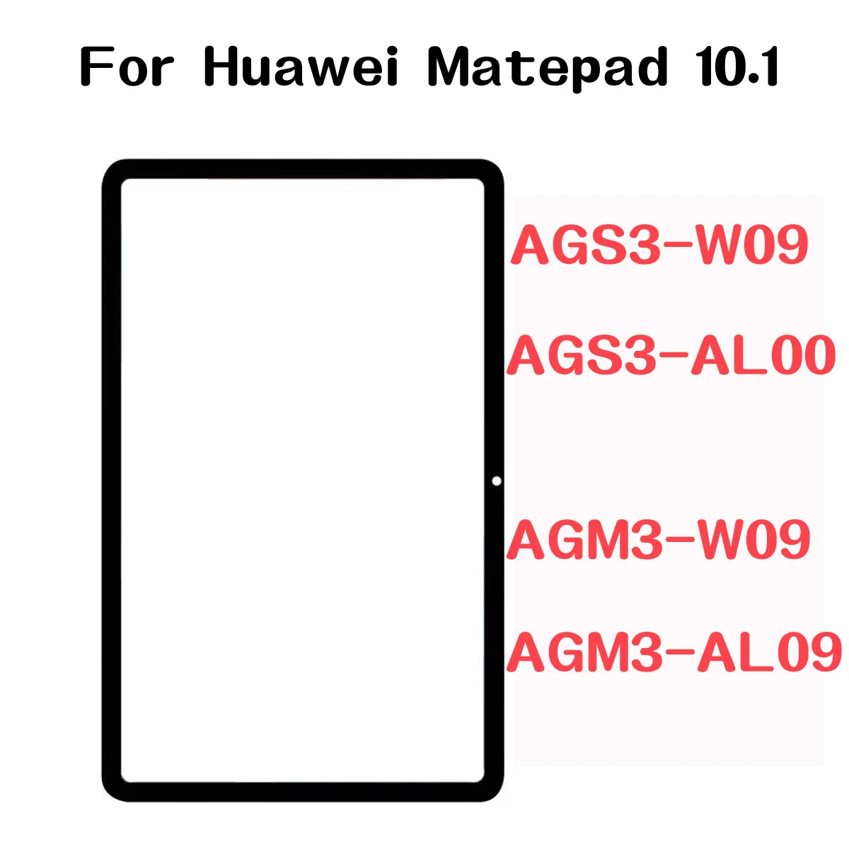 

For Huawei Matepad T 10S T10S AGS3-L09 AGS3-W09 glass panel screen Digitizer Replacement